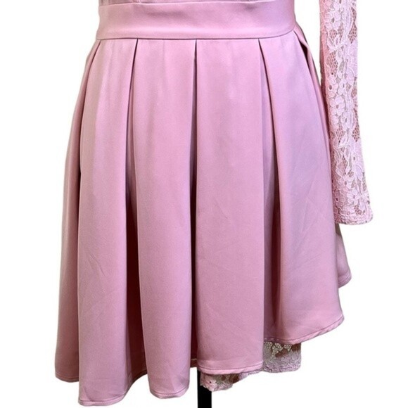 NWT Egreis One Shoulder Mini Dress - Picture 4 of 13